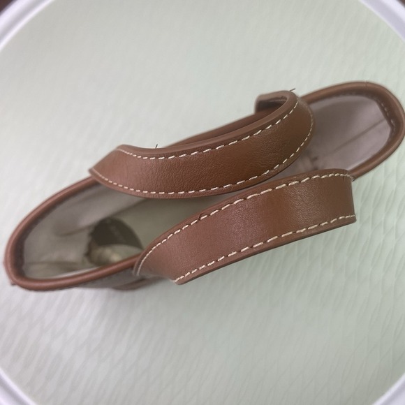 J.CREW Brown Mini Montauk Brown Leather Tote Concert Purse NWT DOESNT HAVE STRAP - Picture 6 of 12